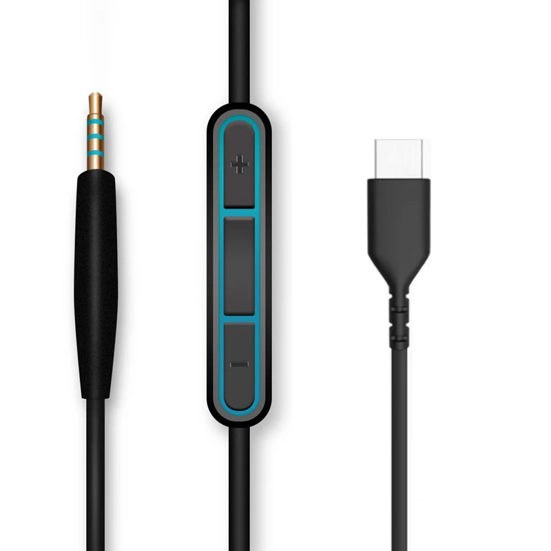 Wired Earphone Mic - Kabel USB C do 2,5 mm