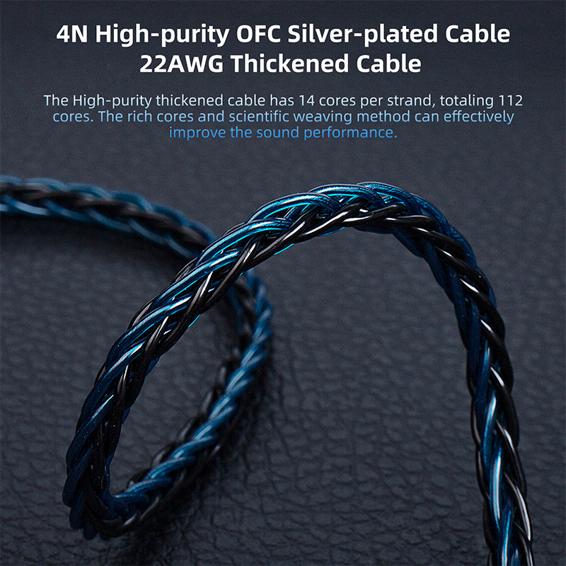 KBEAR ST12 Plus Kabel IEM 8-ży – In Ear Monitor Iem recenzja i cena