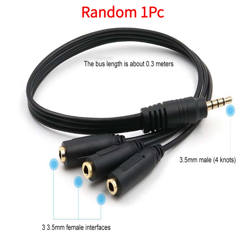 1 szt. 3,5 mm 3-portowy adapte – Earphone Splitter Jack recenzja i cena