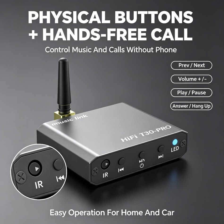 Odbiornik audio Bluetooth 5.2, – Bluetooth Adapter Receiver recenzja i cena