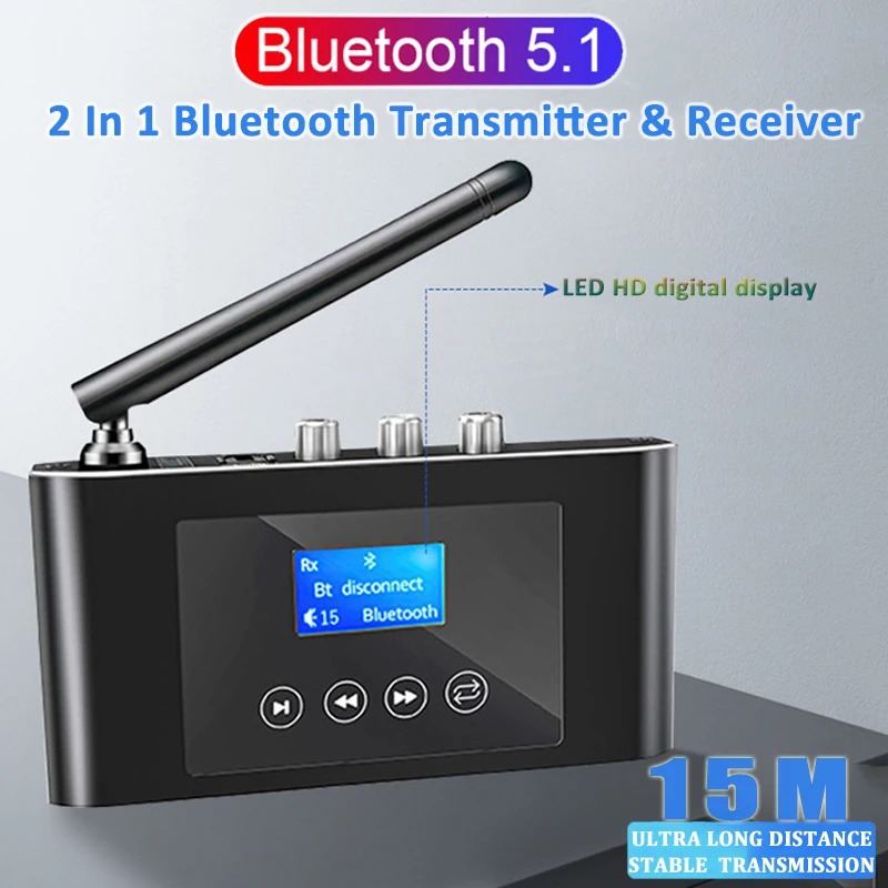 2 w 1 Długodystansowy Nadajnik – Bluetooth Adapter Receiver recenzja i cena